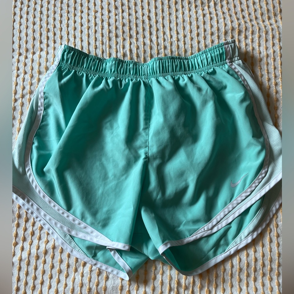 Blue Nike shorts